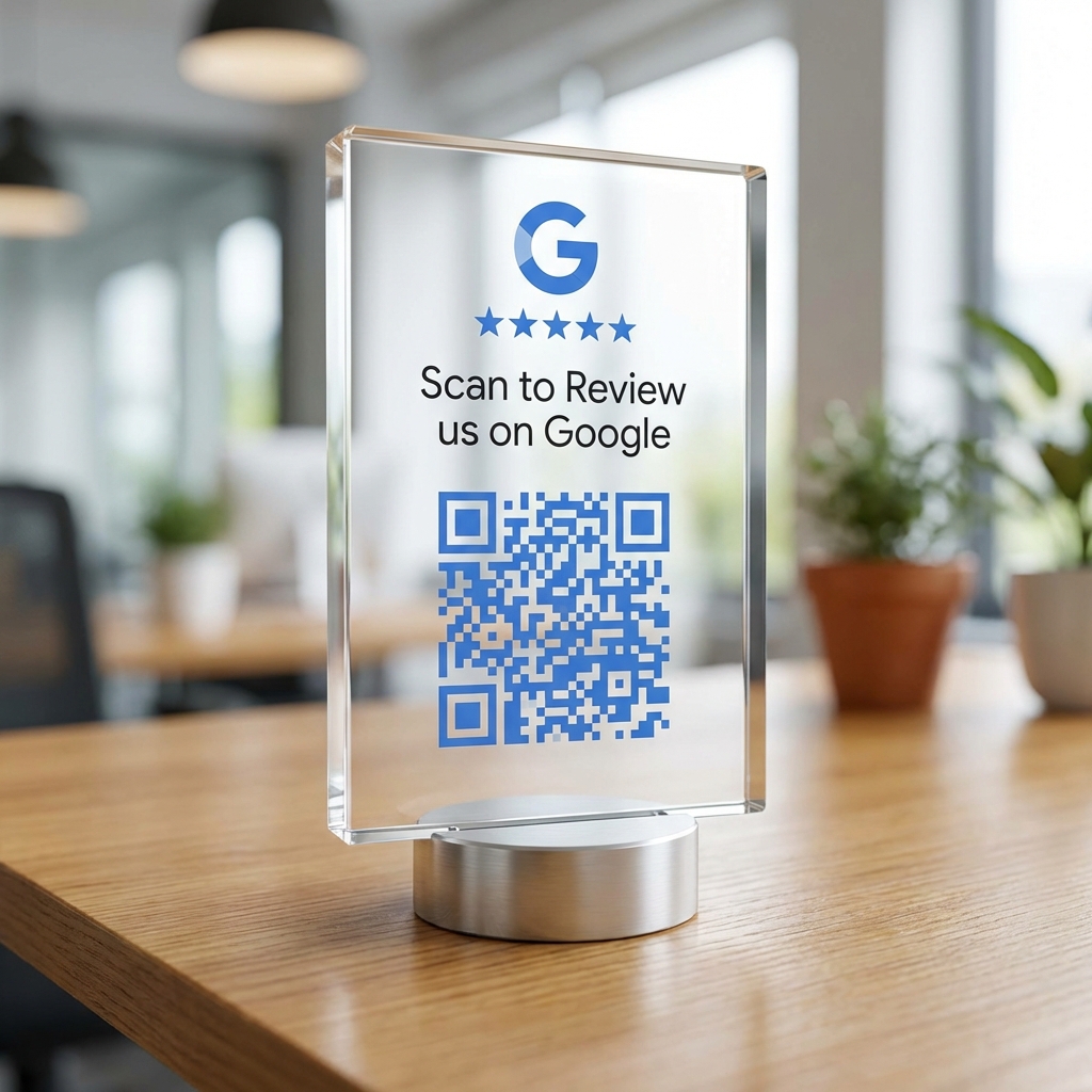 Google Review Poster Mockup